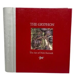 The Gryphon Address Book The Art of Nick Bantock Chronicle Books 2002 Red VTG